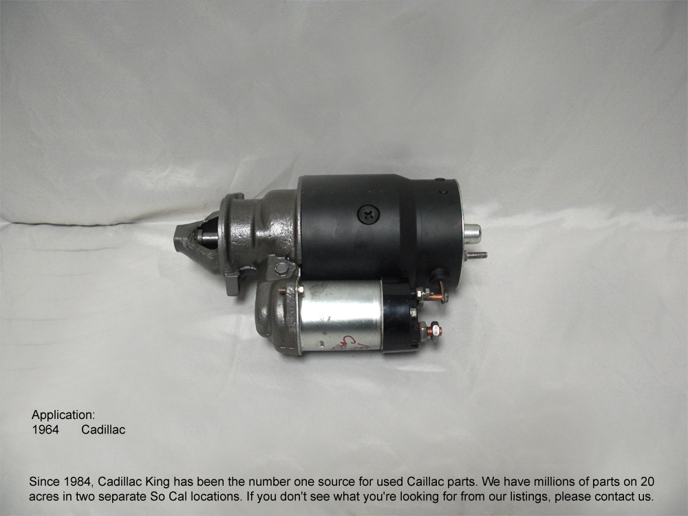 1964 CADILLAC OEM STARTER - Professionally Rebuilt (image for) 1964 CADILLAC OEM STARTER - Professionally Rebuilt