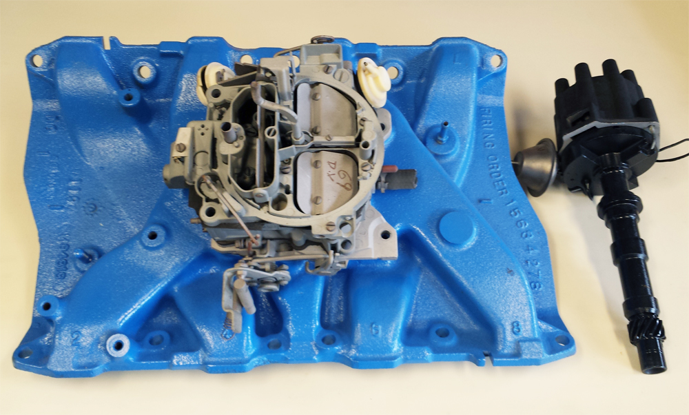 1969 CADILLAC DEVILLE AIR INTAKE, CARBURETOR & DISTRIBUTOR (image for) 1969 CADILLAC DEVILLE AIR INTAKE, CARBURETOR & DISTRIBUTOR